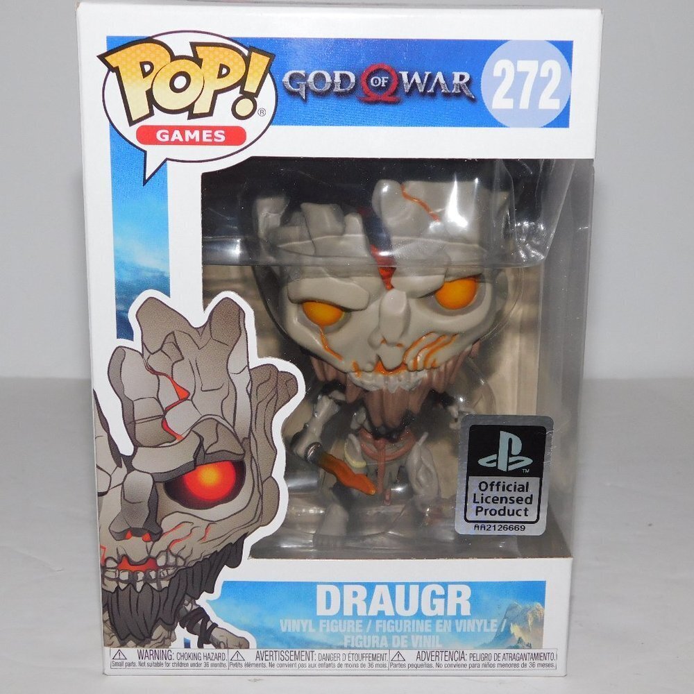 Funko Pop Games God of War 272 DRAUGR 4" Vinyl Figure - New in Box Playstation